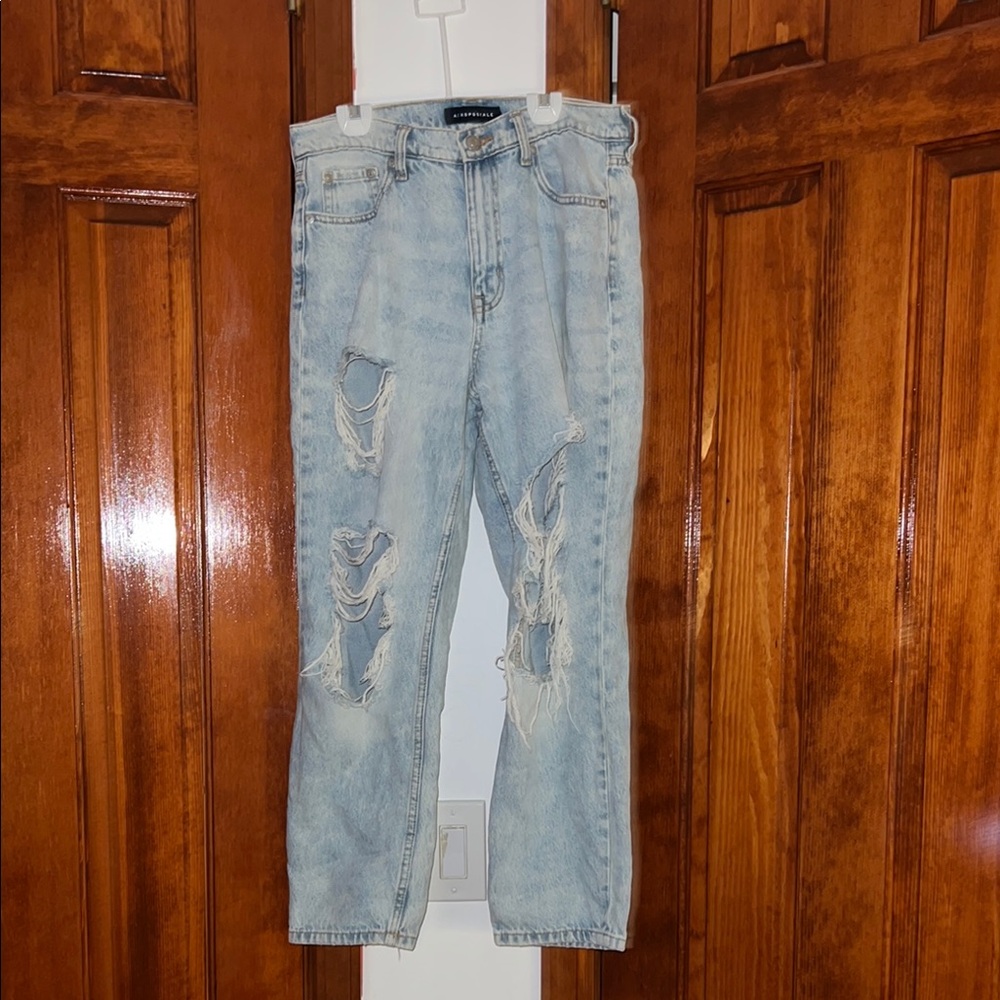 Aeropostale Light Blue Mom Jeans